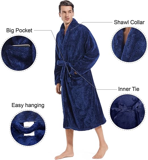 Premium Bathrobe - Blue