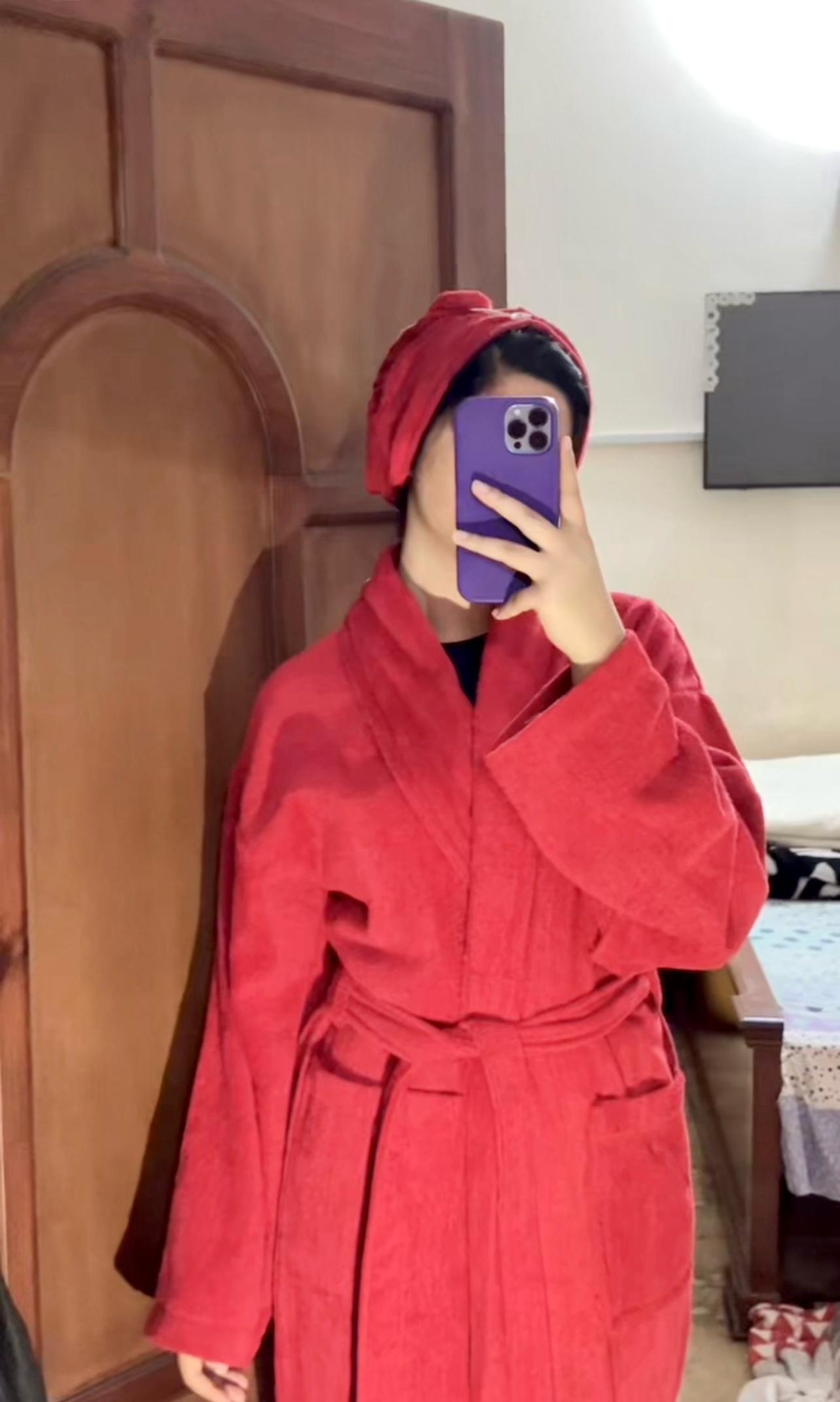 Pack of 2 - Velour Bathrobes